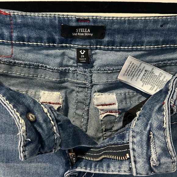 True Religion Stella Mid Rise Skinny Jean - Picture 3 of 7
